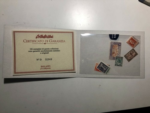 Folder Regno Colonie Selezione di 12 Francobolli Commemorativi COA Bolaffi - Picture 2 of 5