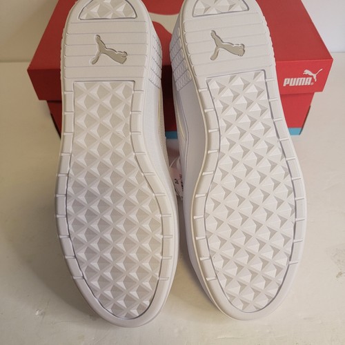 Weiße Puma Smash Plateau Sneaker SoftFoam optimaler Komfort Damengröße 10 neu - Bild 4 von 7