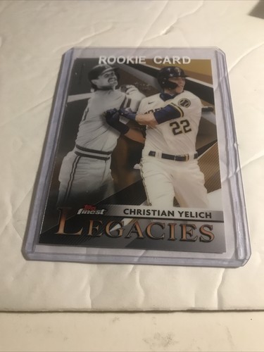 2021 Topps Finest Legacies Christian Yelich/Robin Yount Milwaukee Brewers #FL-CY - Bild 2 von 4