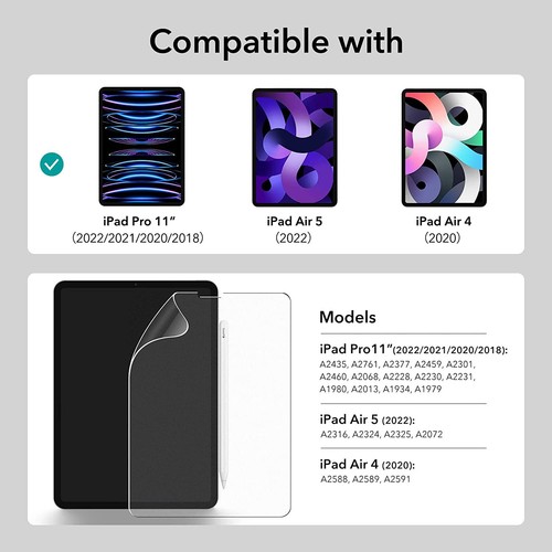Tempered Glass Screen protector For Apple iPad Pro 11 1st Generation 2018 - 第 20/24 張圖片