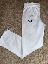 NEW Boy's Under Armour Fleece Pants Gray Size Large MSRP 40.00