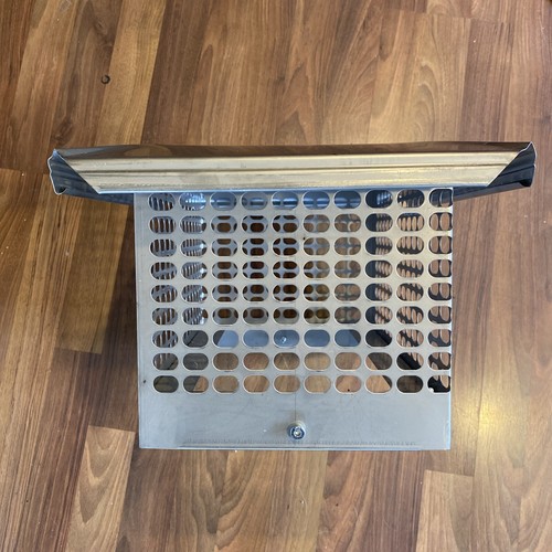 Edelstahl Schornsteinkappe 5/8 Masche 13,5” x 8,75” - Bild 5 von 5