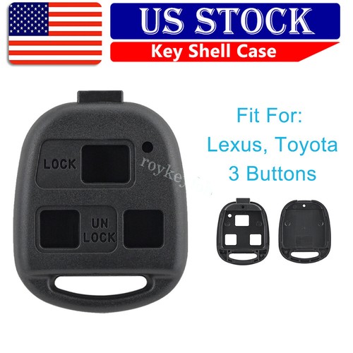 For 2004 2005 2006 Lexus RX330 Keyless Remote Key Fob Uncut Blade Shell Case - Foto 1 di 8