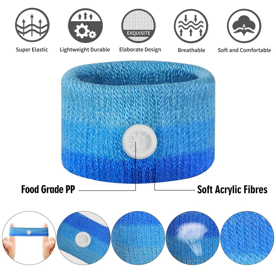 HIONXMGA Motion Sickness Bands/Acupressure Nausea Wristband for
