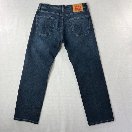 Levis Jeans Men's Size 32x28 - Denim #505 - Dark Wash - Red Tab - Picture 5 of 9