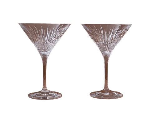 Waterford Crystal Lismore Diamond Martini Set of 2 - Picture 9 of 10