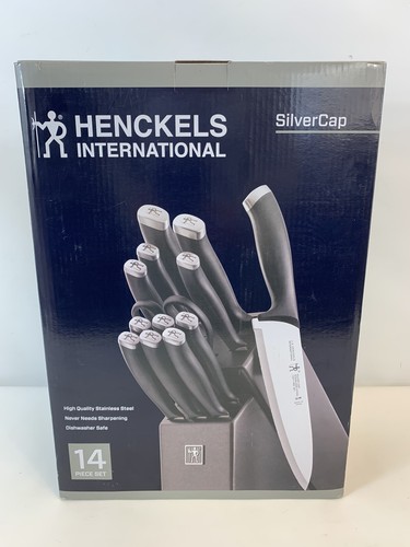 NUEVO HENCKELS 13581-001 Silvercap Razor-Sharp Juego de cuchillos de 14 piezas NUEVO - Imagen 2 de 7