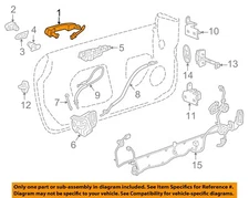GM OEM 16-24 Acadia Front Door Lock Hardware-Handle, Outside 13521820