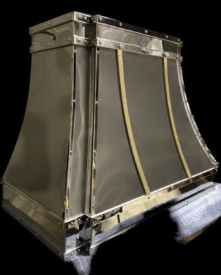 Custom Stainless Range Hood, Vent Included! Motor Available -36