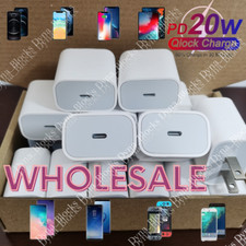 Wholesale Bulk For iPhone iPad 20W USB C Type C Power Adapter Fast Charger Block