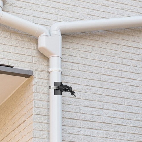 Adjustable Stainless Hose Clamp Hoop Pipe Poles Mount Bracket fr Arlo/Blink/Eufy - Picture 5 of 9