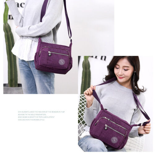 Stylish Women's Crossbody Handbag Shoulder Bag Waterproof Travel Purse - Picture 5 of 20