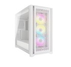 Corsair iCUE 5000D RGB High Airflow, 3x AF120 RGB Elite Fan, White Gaming Case
