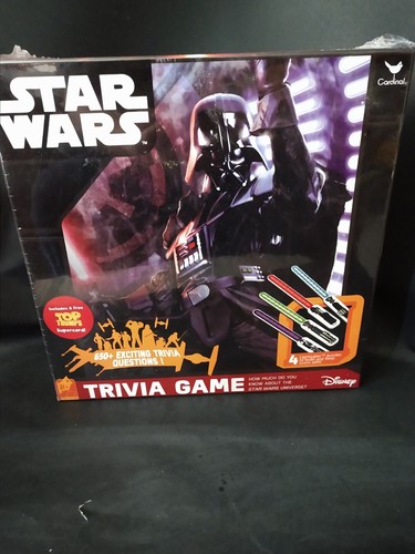 Disney Star Wars Trivia Game by Cardinal 650+ Questions Darth Vader Vintage - 第 1/5 張圖片