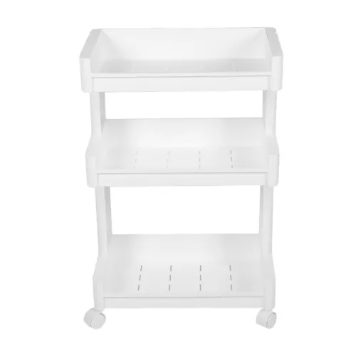 3 Tier Salon Beauty Cart with Wheels White Salon Spa Rolling Trolley Stand UK - Picture 4 of 20
