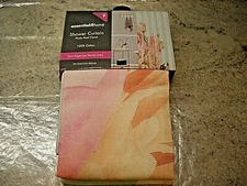 NEW Essential Home Shower Curtain Photo Real Floral 100% Cotton 70" x 72" (O7)