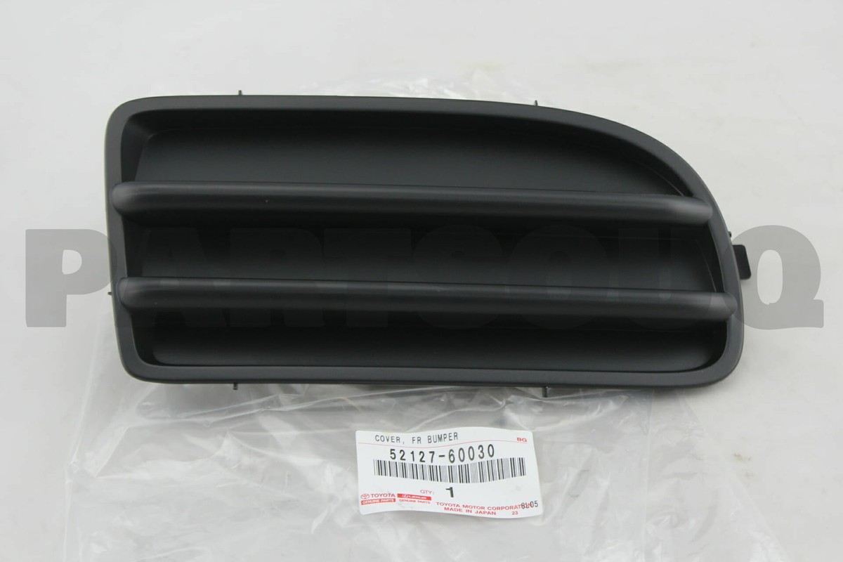 5212760030 Genuine Toyota COVER, FRONT BUMPER HOLE, RH 52127-60030