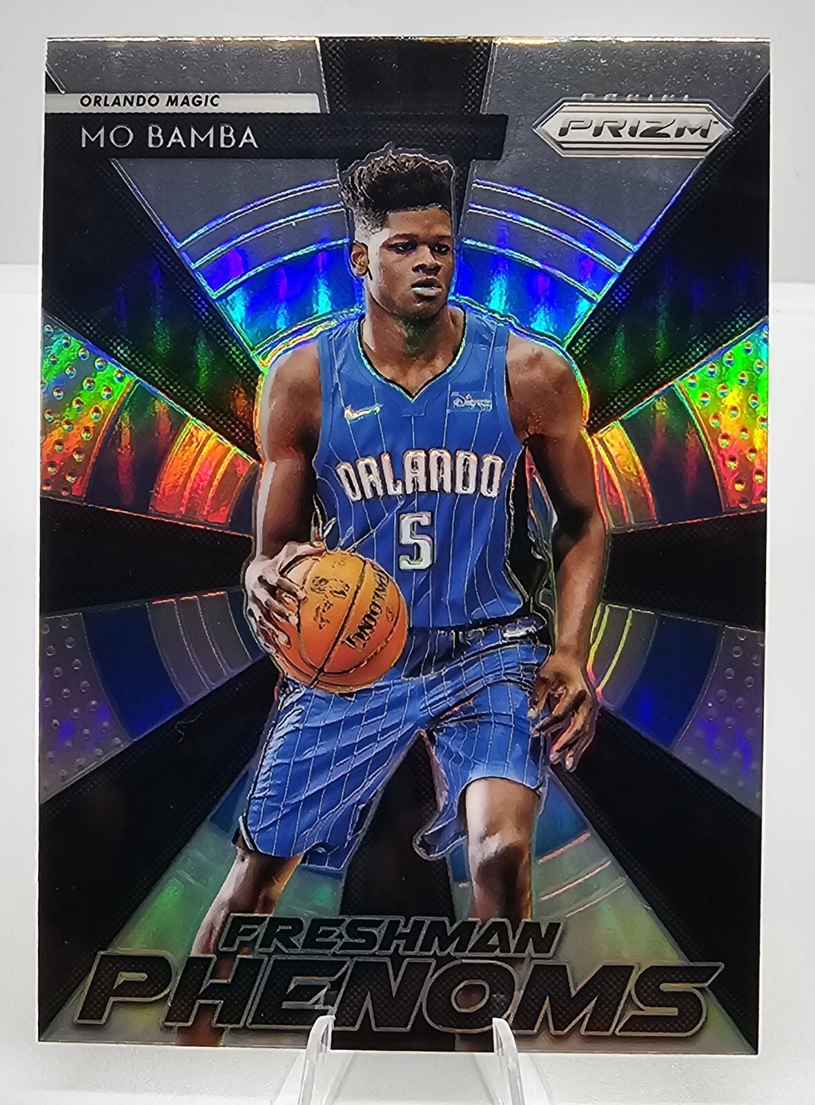 2018-19 Mo Bamba Panini Prizm Freshman Phenoms Silver Parallel RC #20 Magic