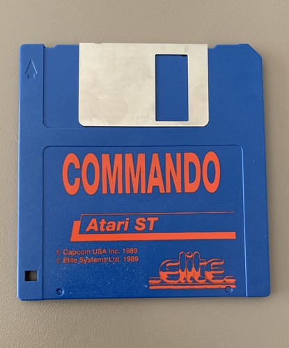 Jeu Commando Atari St 520 Atari 520 St Ste Stf Capcom Arcade - Zdjęcie 6 z 21