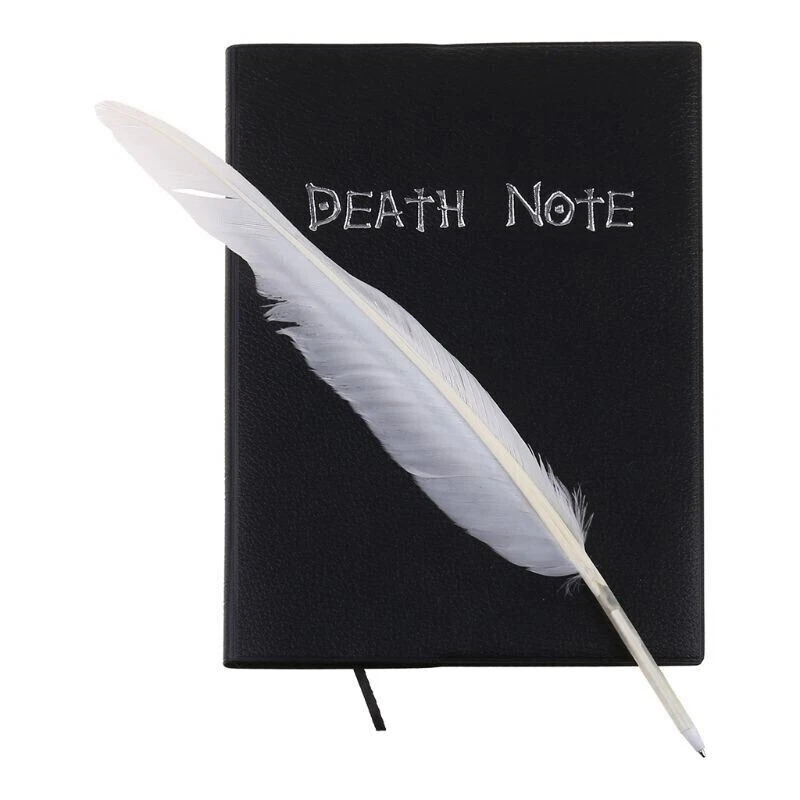 Death Note Notizbuch des Todes - Cosplay Zubehör mit echter Feder - Bild 2 von 4
