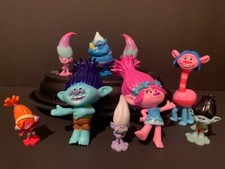 Dreamworks Hasbro 2015 Trolls The Movie Dolls Mixed Lot Of 9