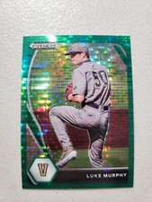 2021 Panini Prizm Draft Picks Green Pulsar Prizm Luke Murphy #PDP110 Angels NM