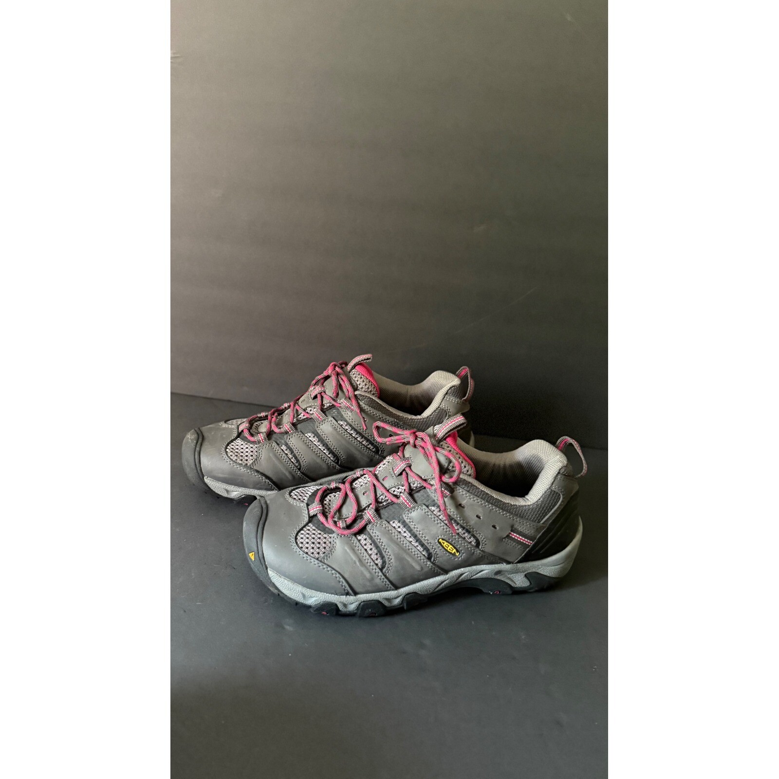 Keen Koven Scarpe da Escursionismo Trail Impermeabili Traspiranti Grigio Rosa Donna