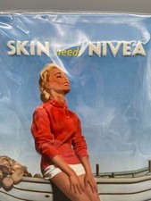 Nivea Blechschild Retro – 'Skin Needs Nivea', 30x20 Cm, Original-Werbung Von 1958