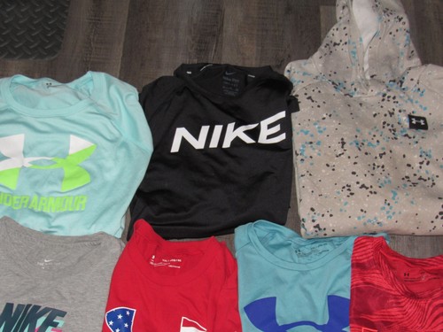 Boy's 35 Pc Lot Size XL 18 Shirts Pants Shorts All UNDER ARMOUR NIKE ADIDAS - Picture 4 of 21