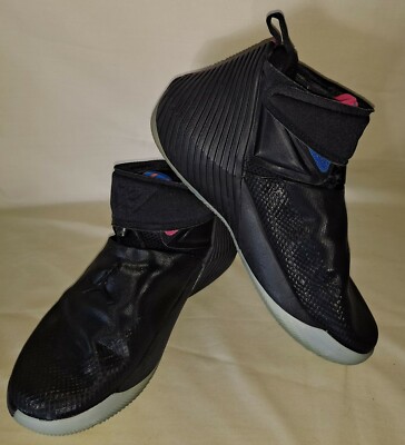 Nike Air Jordan Why Not Zer0.1 Sneakers Black A01042 024 Mid Top Leather 5.5Y