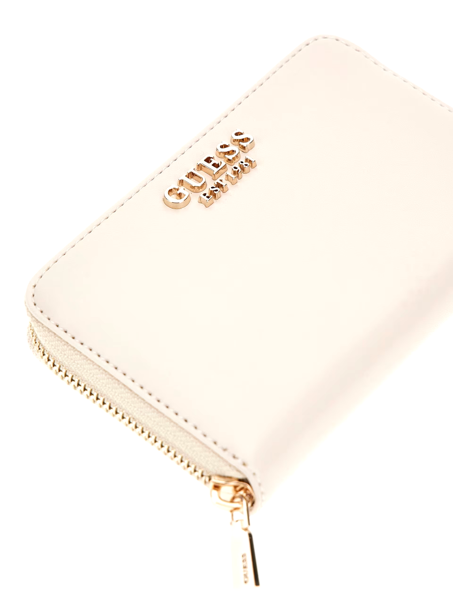 GUESS Damen Kartenetui Laurel SLG - Elegant & Praktisch In Bone