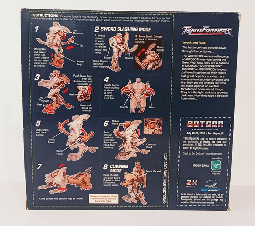 Transformers Botcon 2002 Exclusive CatSCAN Figure (July 26-28, 2002) MISB - Picture 9 of 16
