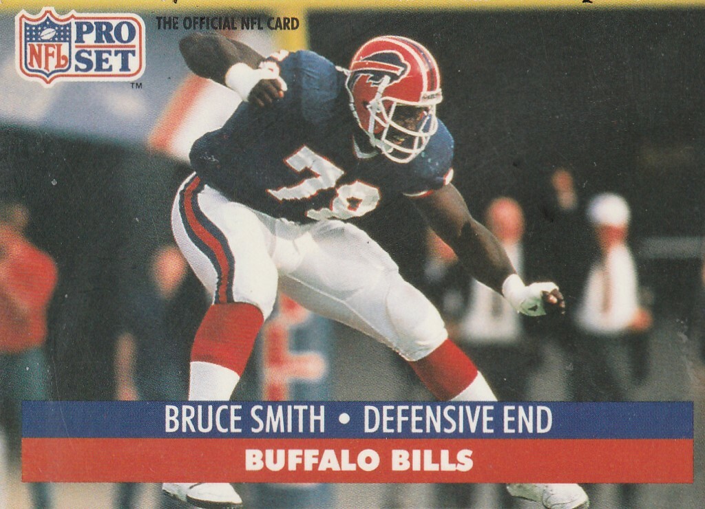 FREE SHIPPING-MINT-1991 Pro Set Bruce Smith #83 BILLS PLUS BONUS CARDS