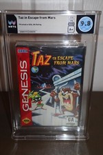 WATA 9.8 A+ - SEALED - Taz in Escape From Mars - Sega Genesis - **TOP POP**