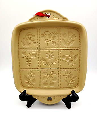 Vtg 1988 Brown Bag Cookie Art Shortbread Mold Pan Hill Vtg 1988 Brown Bag Cookie Art Shortbread Mold Pan Hill
