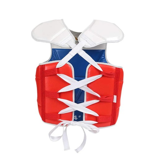 Adults Children Karate Chest Leg Protector Uniform Set WTF Palm Gloves Taekwondo - Picture 24 of 34