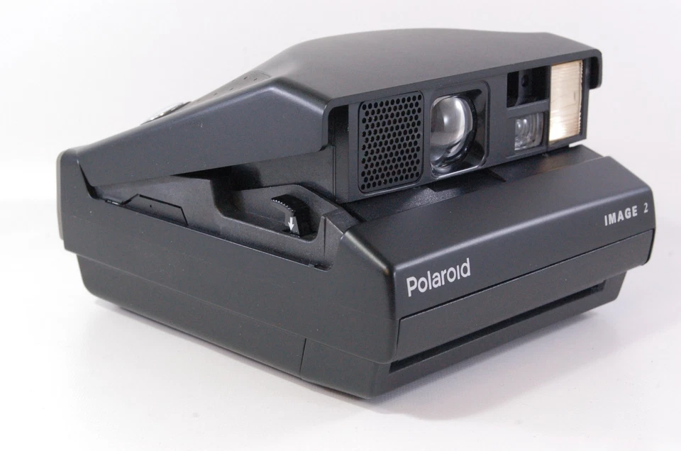 Macchina fotografica vintage Polaroid Image 2 nera testata Ref.411162 - Immagine 3 di 4