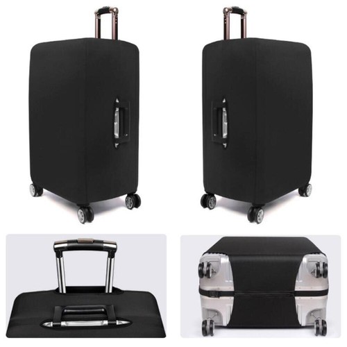 Stretch Luggage Protective Cover - Durable & Dust-Proof - Size M - Wine Red - Picture 6 of 15