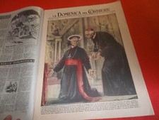 DOMENICA DEL CORRIERE 1954  PAPA PIO X SANTO GIUSEPPE SARTO TOSCANINI SARDEGNA