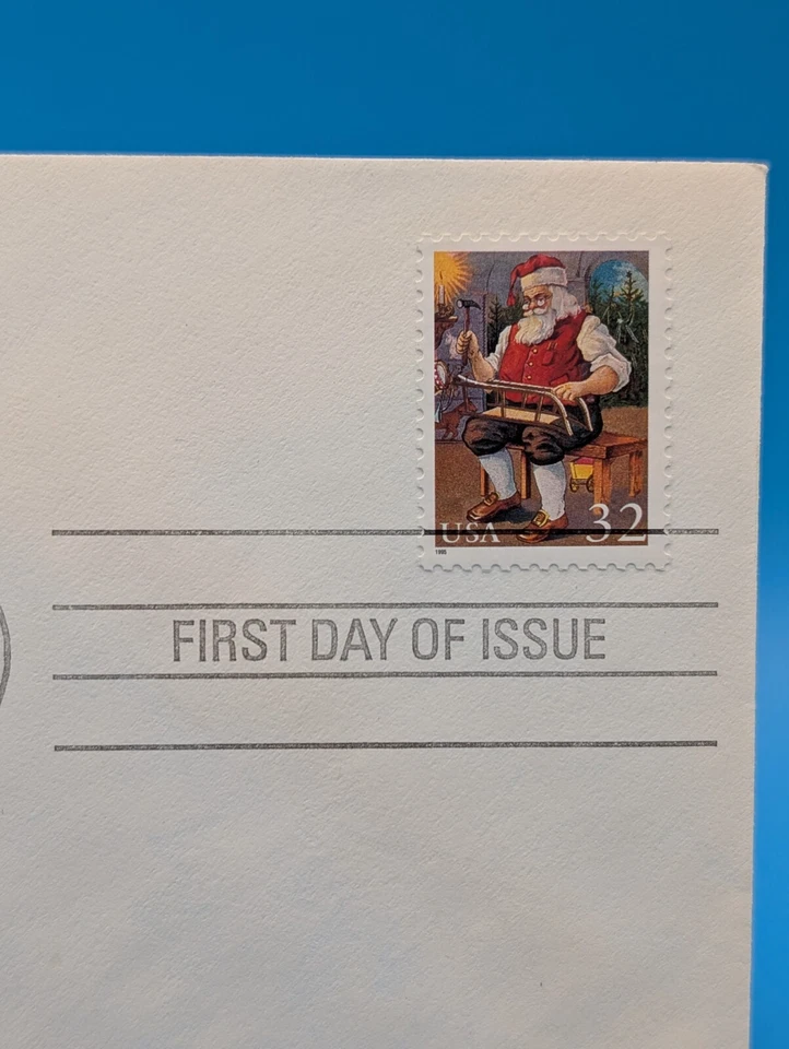 1995 Santa Letter to North Pole, NY First Day Issue FDC Scott #3007 32 Cent - Image 3 of 4