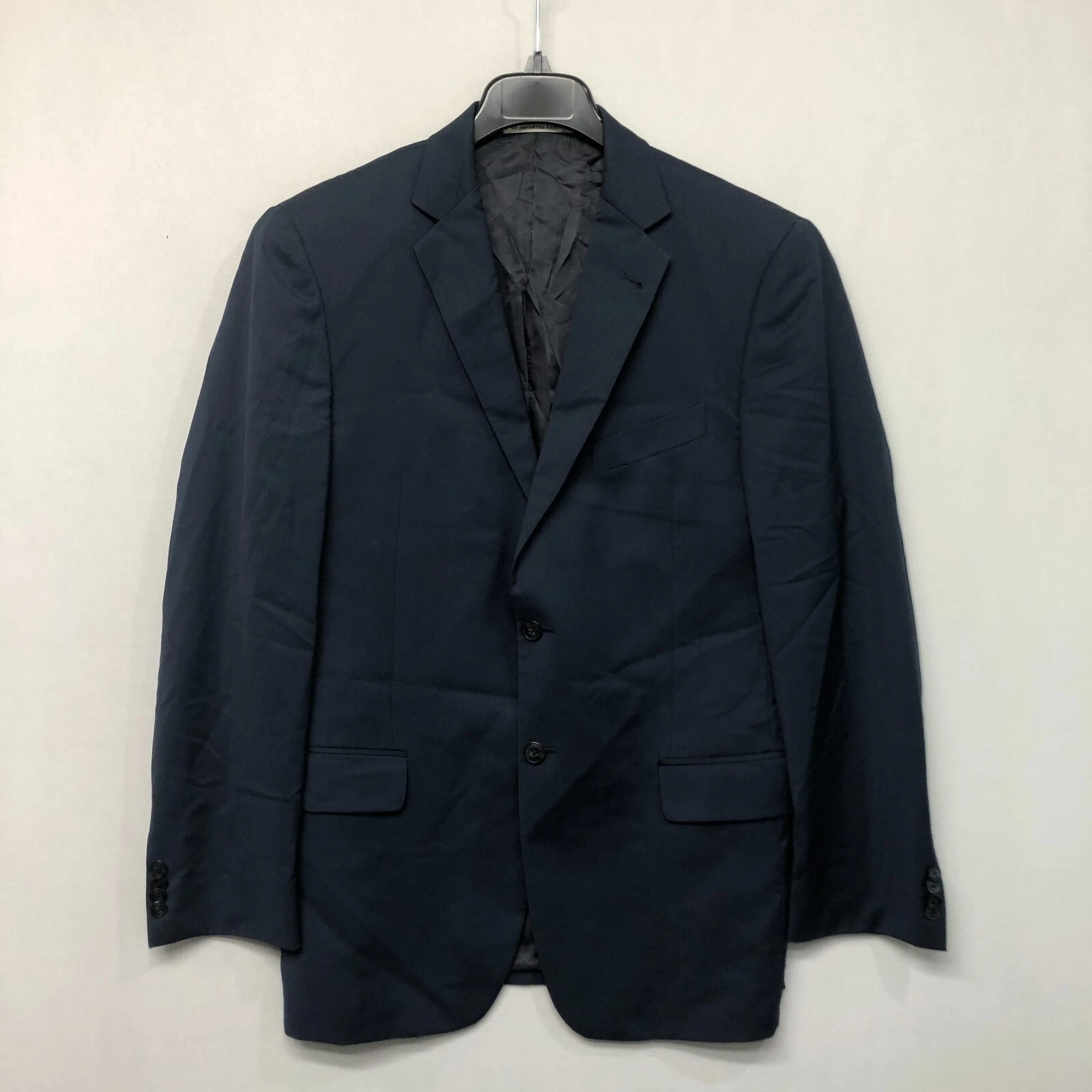 Joseph Abboud Men Blazer Jacket Size 40R Wool Dark Blue M191 -25