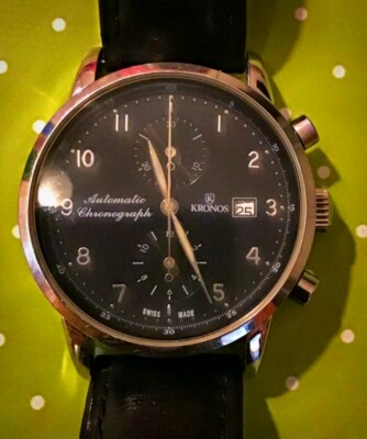 Reloj Kronos PILOT AUTOMATIC CHRONOGRAPH BLACKREF: 6069-7750 2350