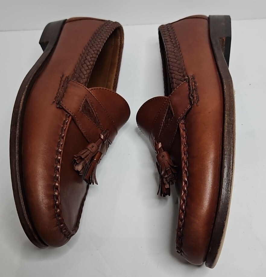 Allen Edmonds Maxfield Loafer Shoes 11D Chili Handcrafted in  display picture 3