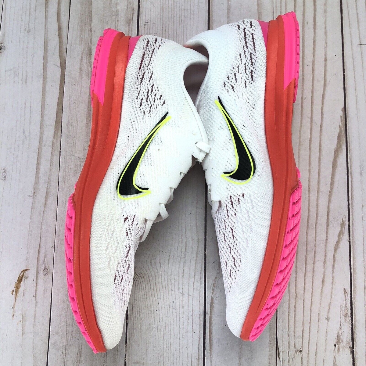 Nike Air Zoom Streak LT 4 Rawdacious Mens Sz 9.5 White Crimson Pink DN16… Nike Zoom Streak LT 4 Running Shoes Rawdacious White Pink  main image 4