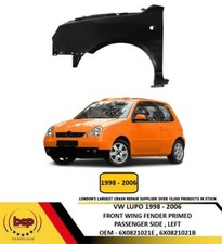 VOLKSWAGEN LUPO 1998 &ndash; 2006 FRONT WING FENDER PRIMED PASSENGER SIDE LEFT NEW
