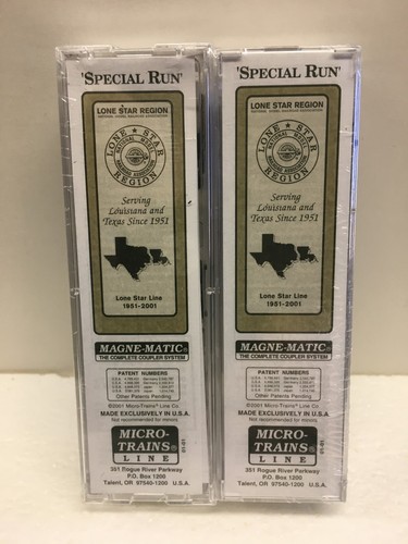 N Scale Micro Trains Special Run 01-04 Lone Star Region Express Reefer 2-Pack - Picture 3 of 3