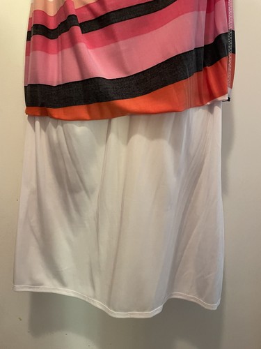 JESSICA HOWARD Missy Long Sleeveless Dress Size XL Pink Stripe Lined Womens NWT! - Picture 8 of 11