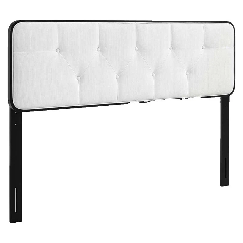 Camas y modernos de tela negra headboards