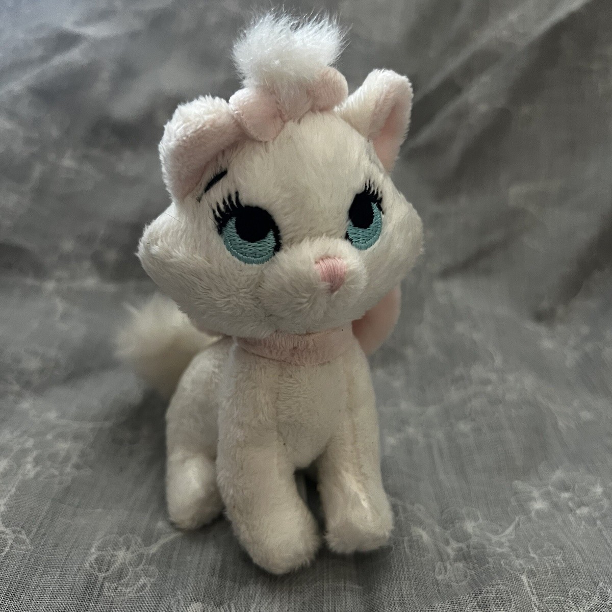 Disney Marie Plush Small- Cute White Cat Soft Toy The