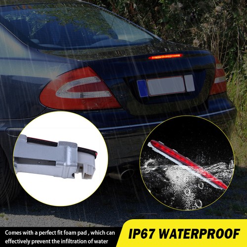 Tercera luz de freno de parada 3ª lámpara de parada PARA MERCEDES W209 CLK 280 320 350 500 rojo P - Imagen 4 de 13